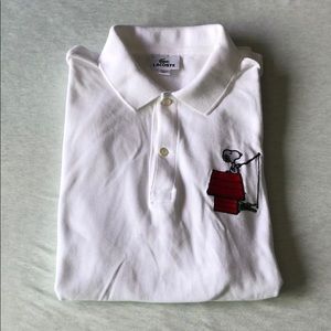 LACOSTE MENS SNOOPY POLO